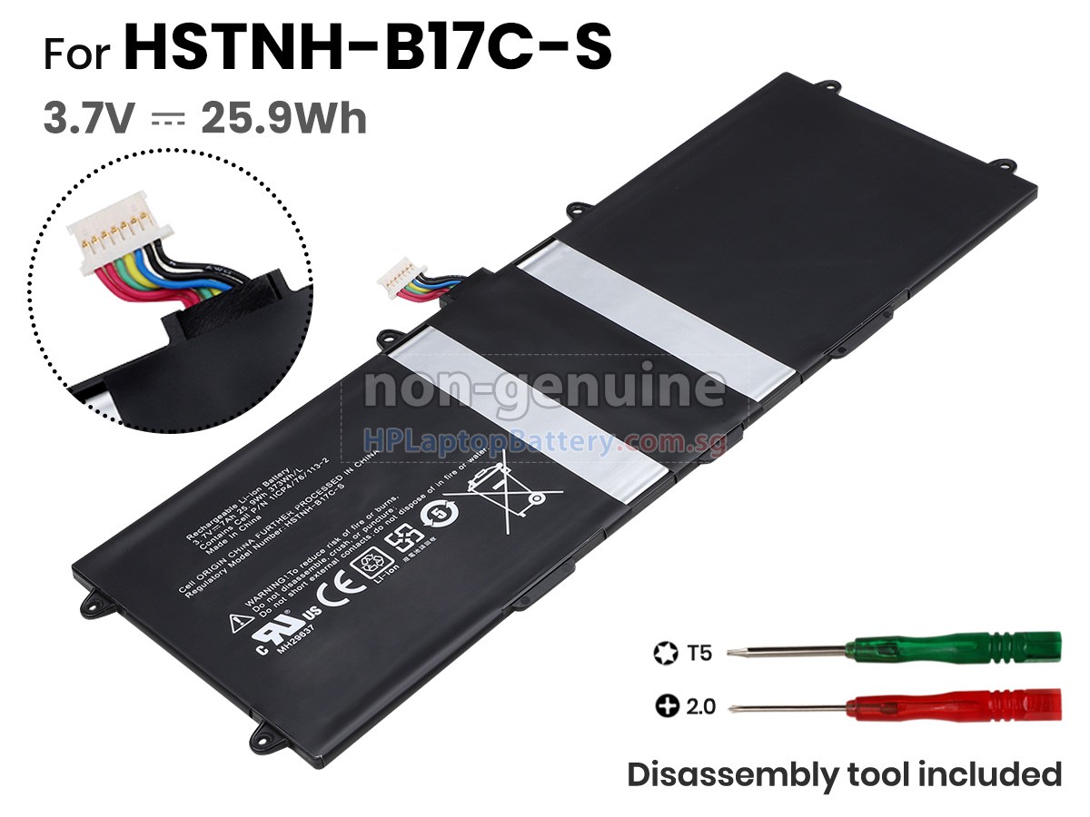 HP Slate 10 HD 3604EO Tablet battery replacement