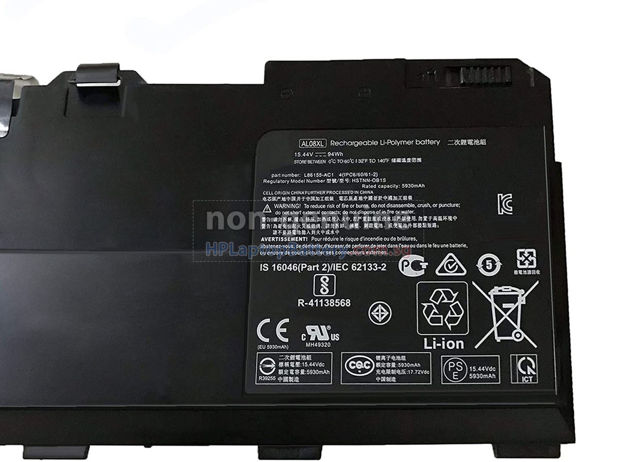 Battery For HP ZBook FURY 17 G7 Mobile Workstation replacement HP ZBook