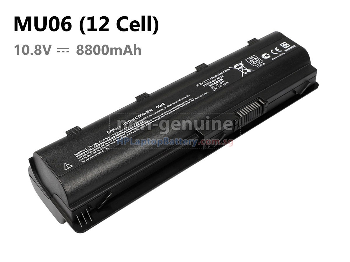 Compaq Presario CQ62-407AX battery replacement
