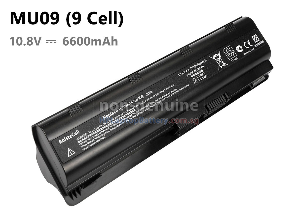 HP MU06XL battery replacement