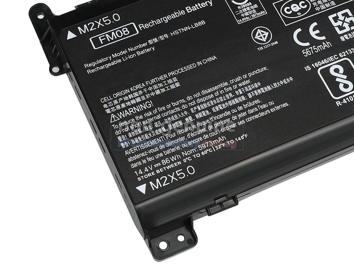 HP Omen 17-AN120NR battery replacement