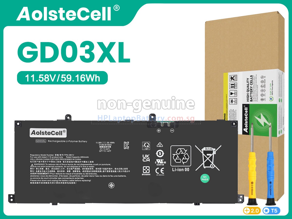 HP OmniBook X FLIP 14-KC0043AU battery replacement