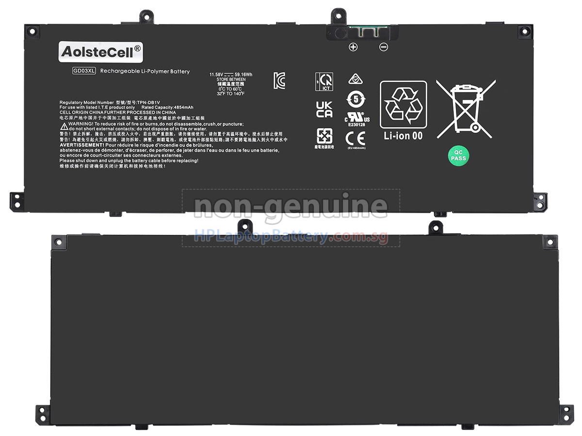HP OmniBook X FLIP 14-KC0043AU battery replacement