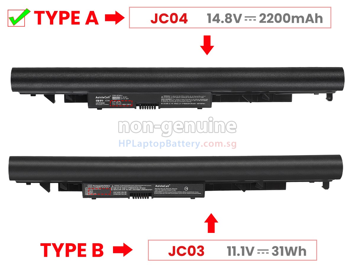 HP Pavilion 15-BS012NL battery replacement