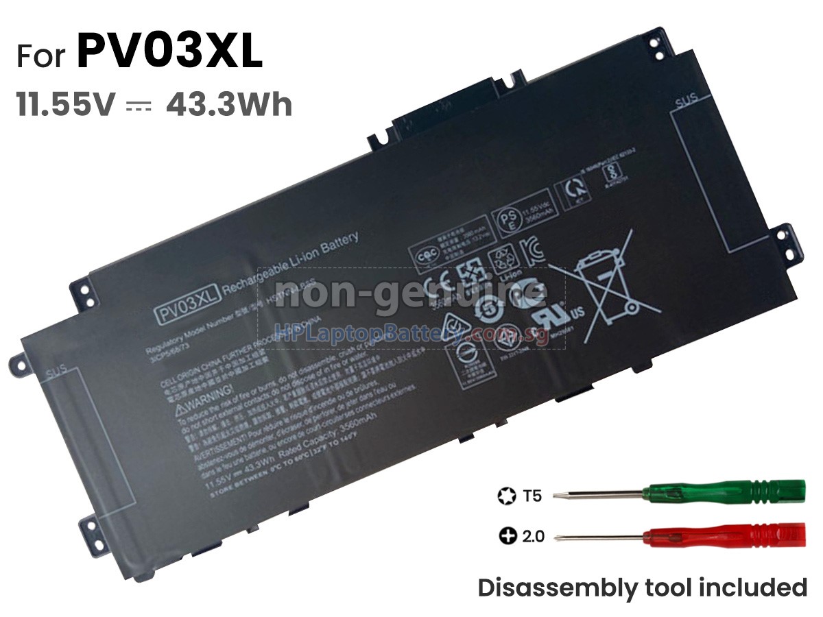 Battery for HP Pavilion X360 14DW0016NS,replacement HP Pavilion X360 14DW0016NS laptop battery