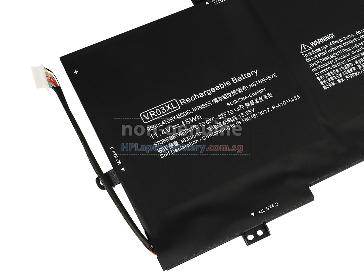 HP VR03XL battery replacement