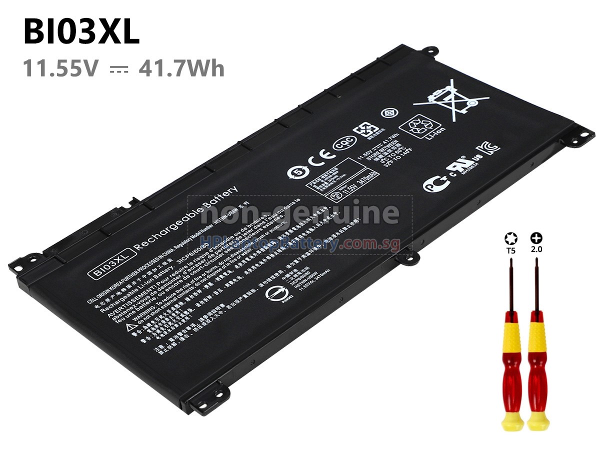 HP Stream 14-AX016NF battery replacement