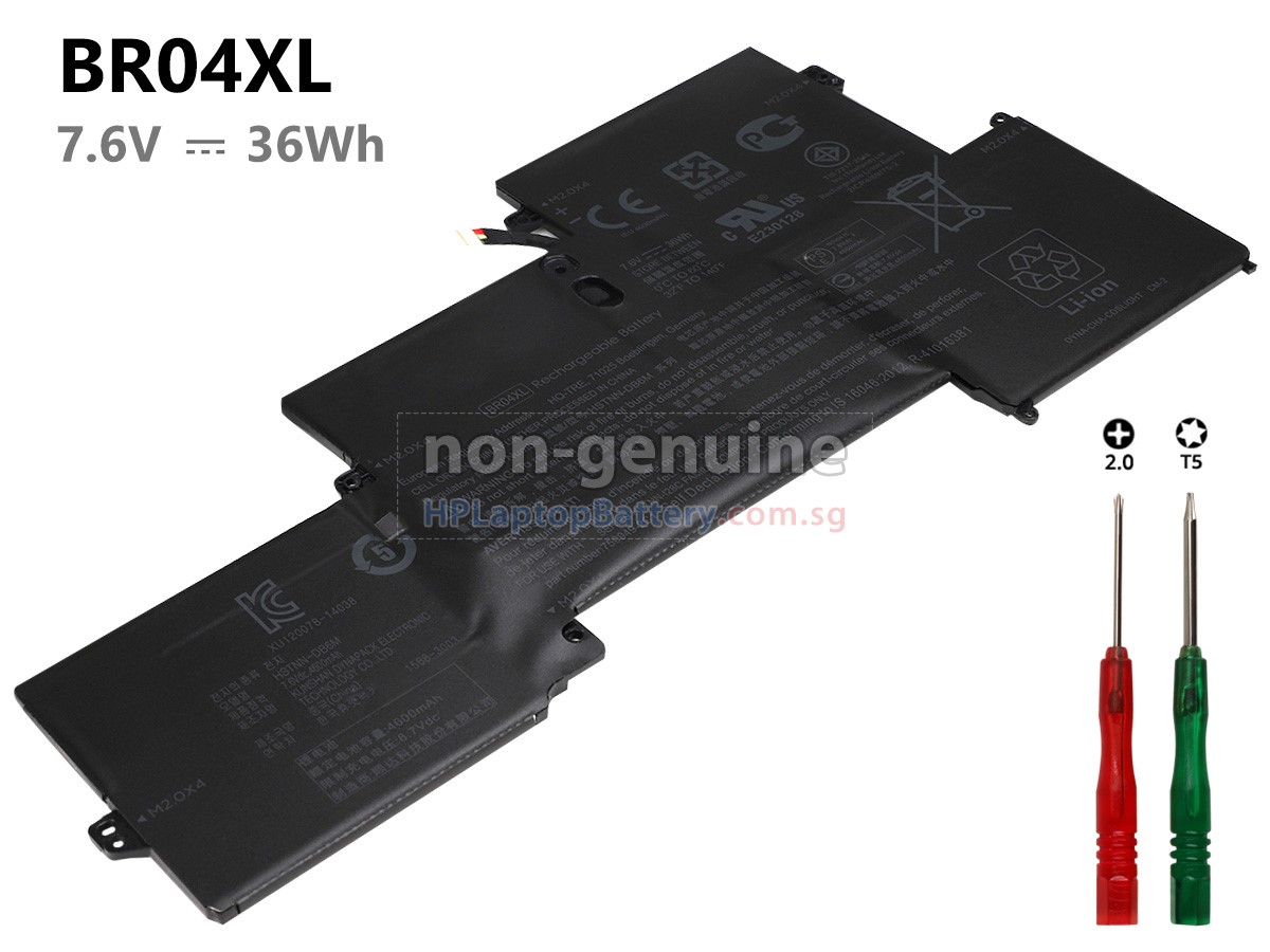 HP BO04XL battery replacement