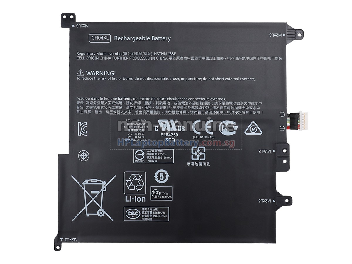 HP Chromebook X2 12-F001TU battery replacement