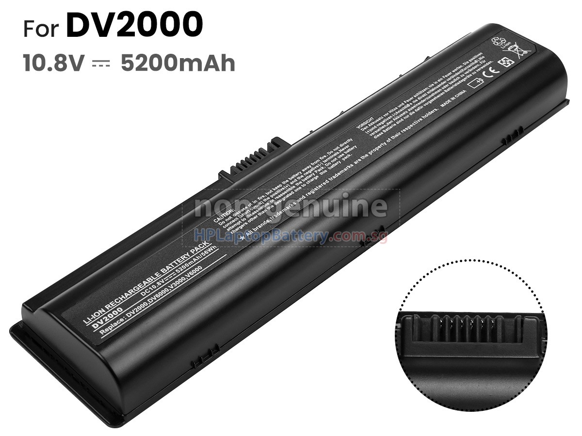 HP Pavilion DV2803TX battery replacement