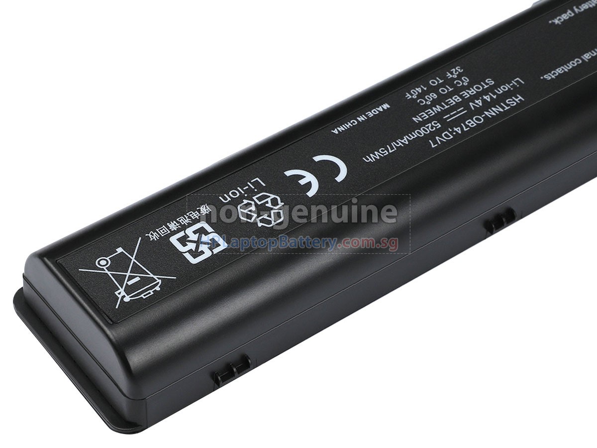 HP Pavilion DV7-1250EN battery replacement