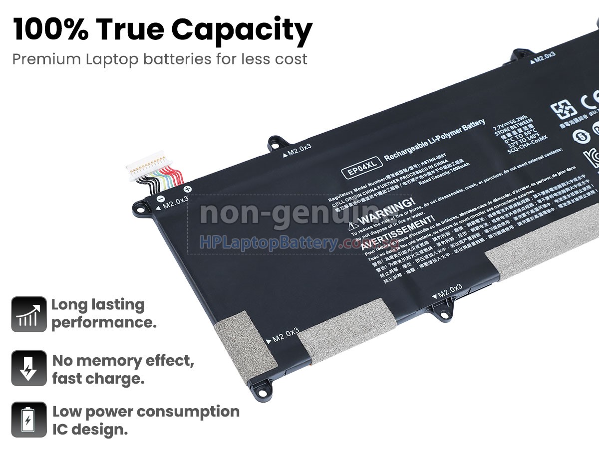 HP Elite DRAGONFLY G1 2V3M7EC battery replacement
