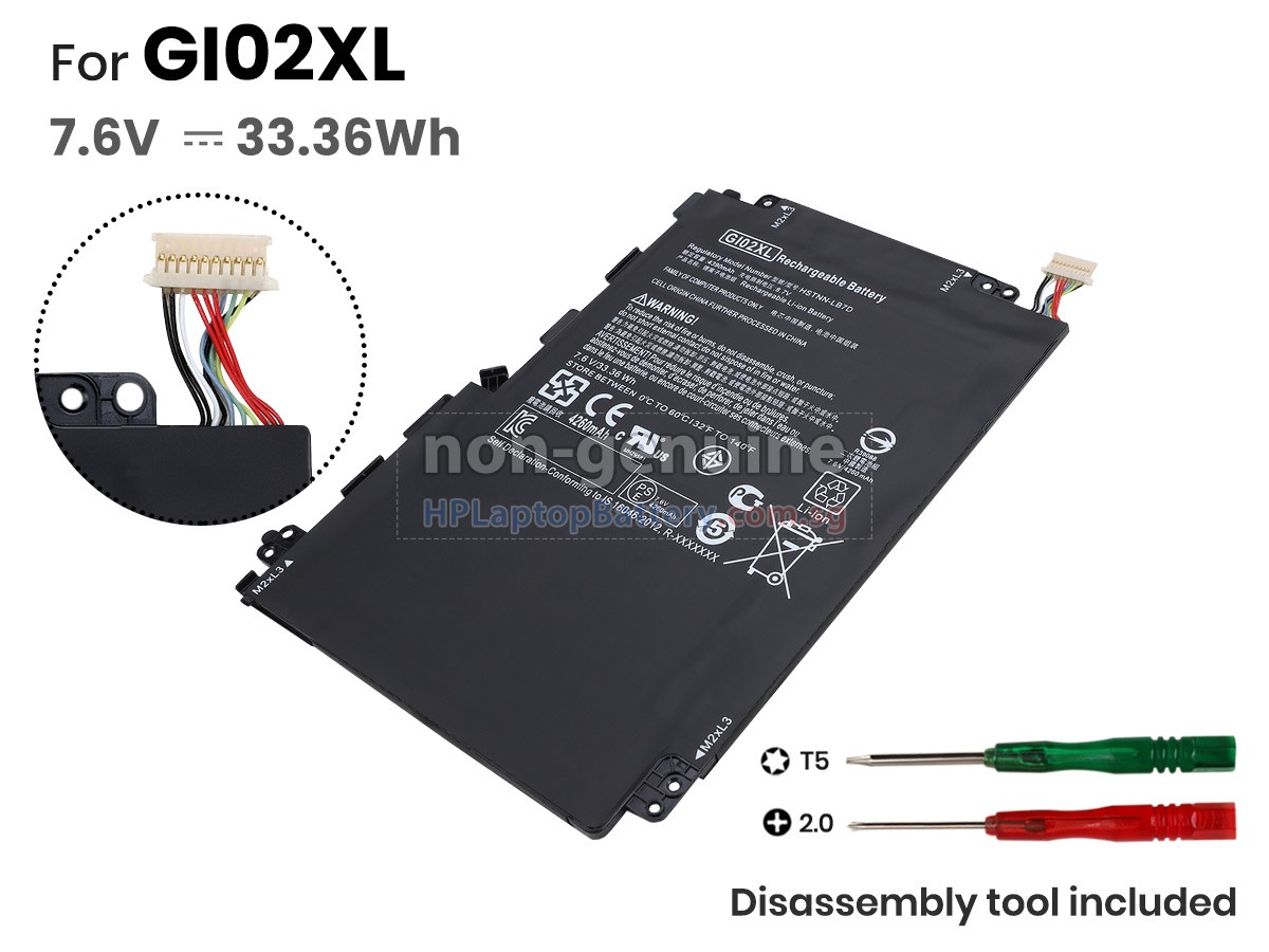 HP Pavilion X2 12-B000NL battery replacement