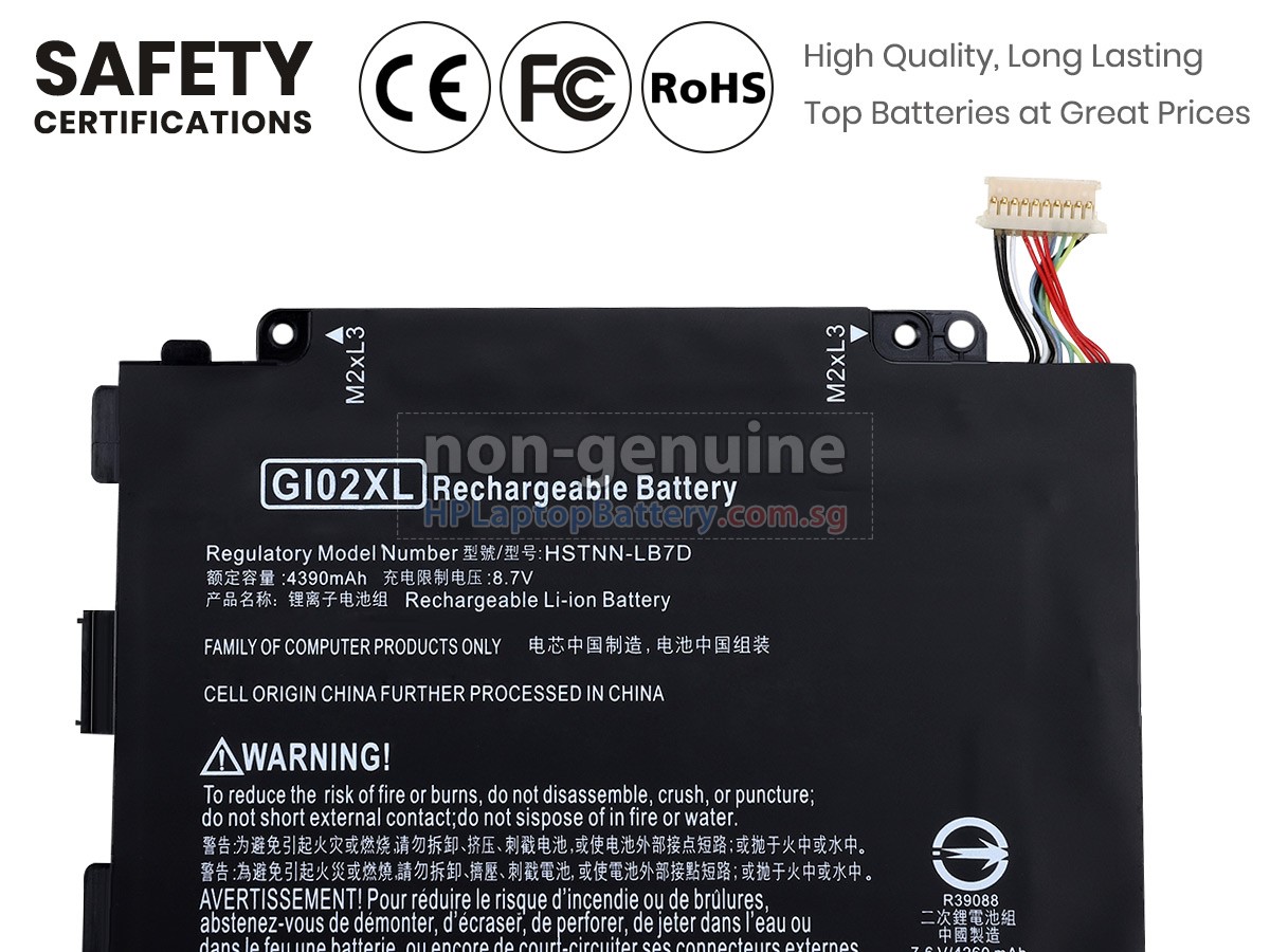HP GI02033XL-PL battery replacement