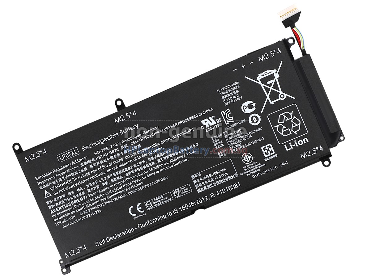 HP TPN-C121 battery replacement