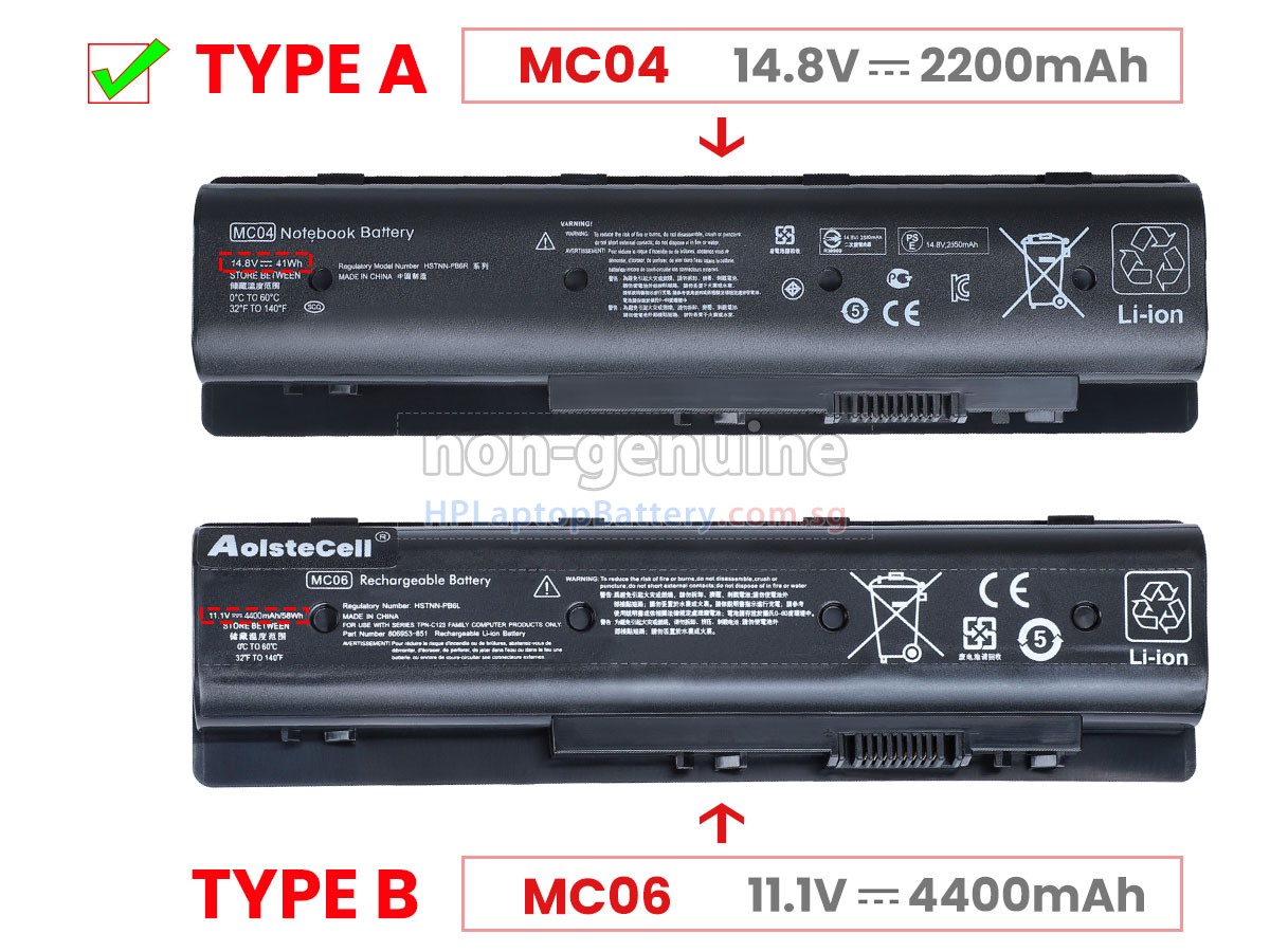 HP Envy 17-N107TX battery replacement