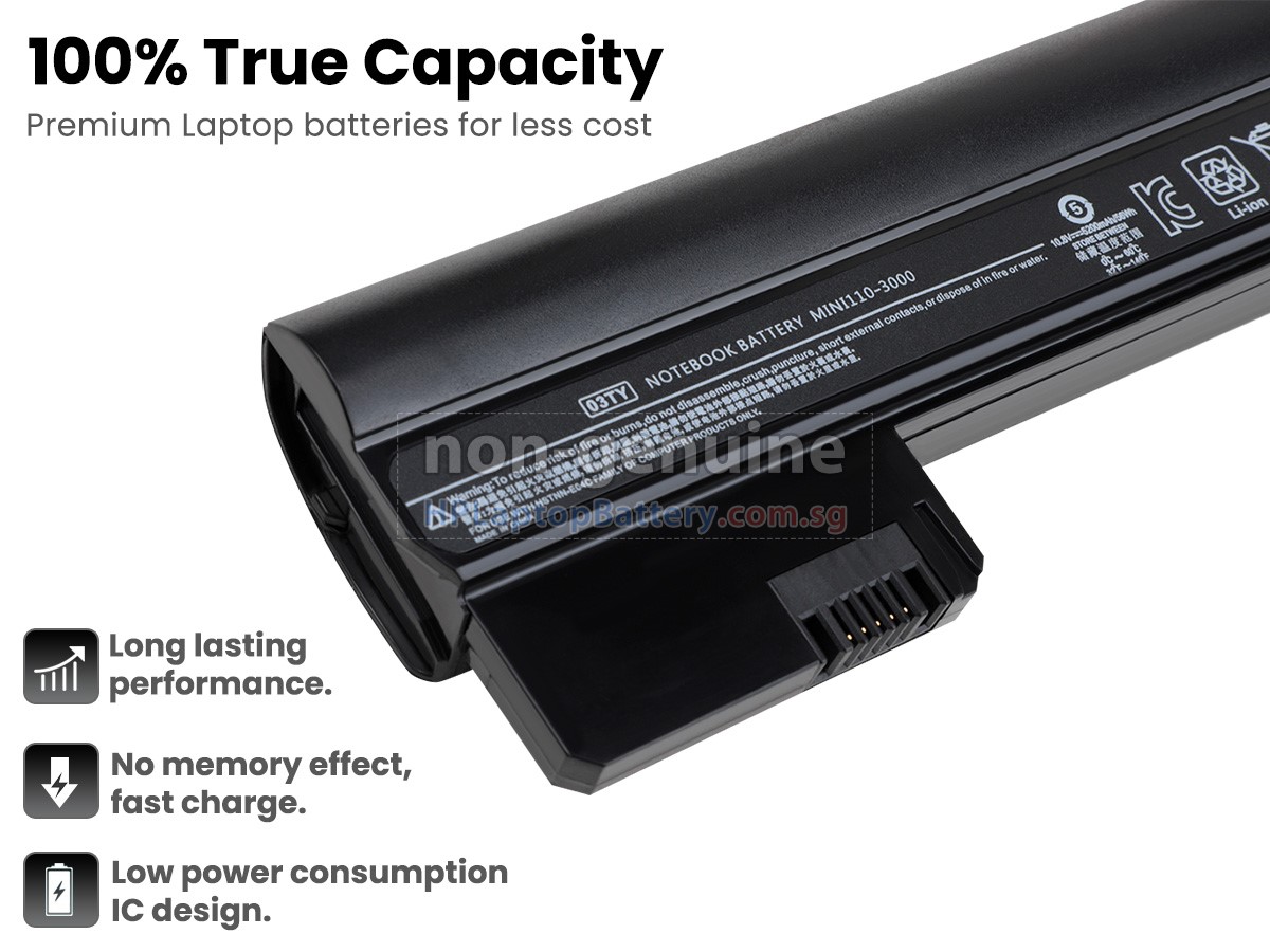 HP Mini 110-3118CL battery replacement