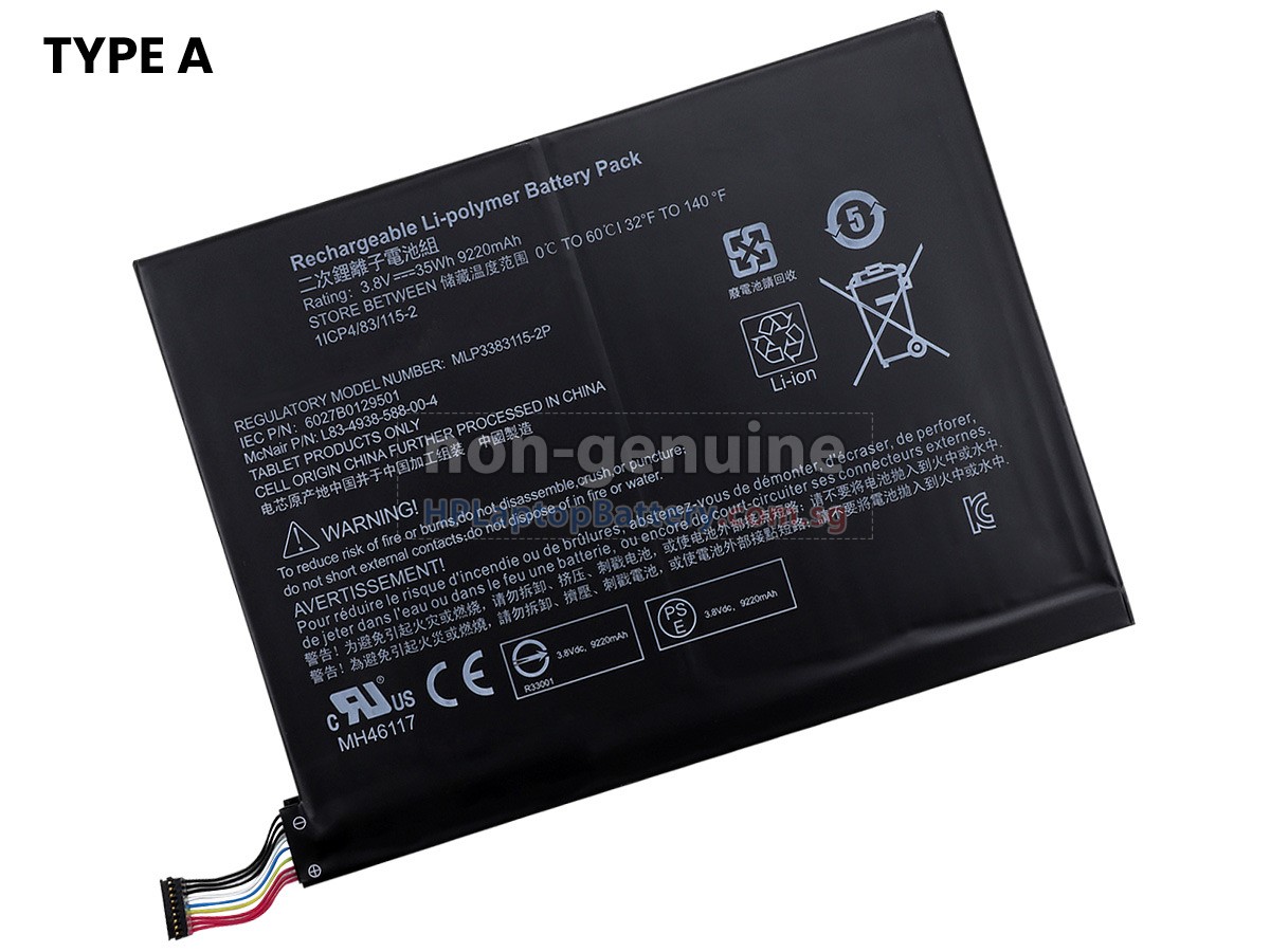 HP Pavilion X2 10-K030LA battery replacement