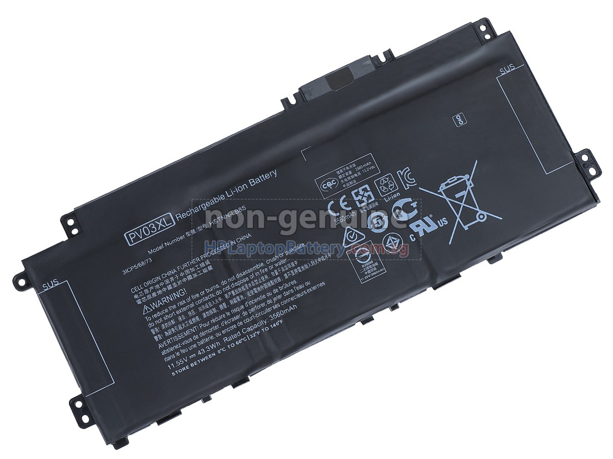 HP Pavilion X360 Convertible 14-DW1001SL battery replacement