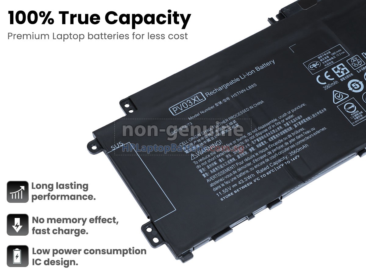 HP Pavilion X360 Convertible 14-DW1035NS battery replacement
