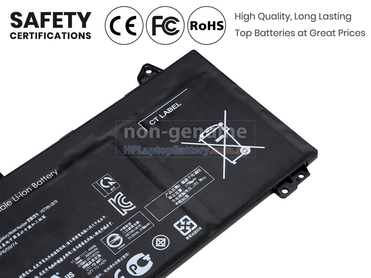 HP RE03XL battery replacement