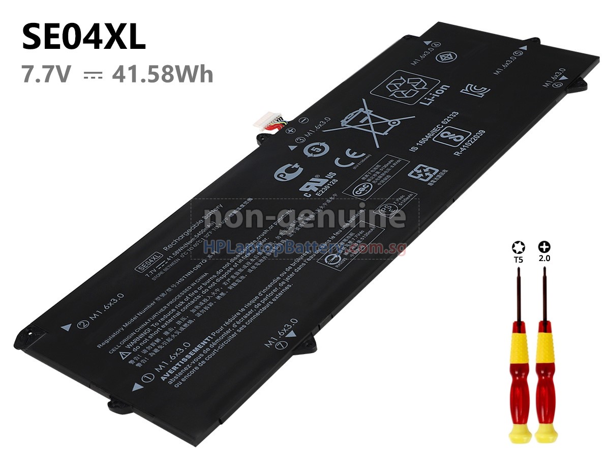 HP SE04XL OEM Battery For Pro X2 612 G2 – 7.7V Li-Ion (Open Box, Blemishes)