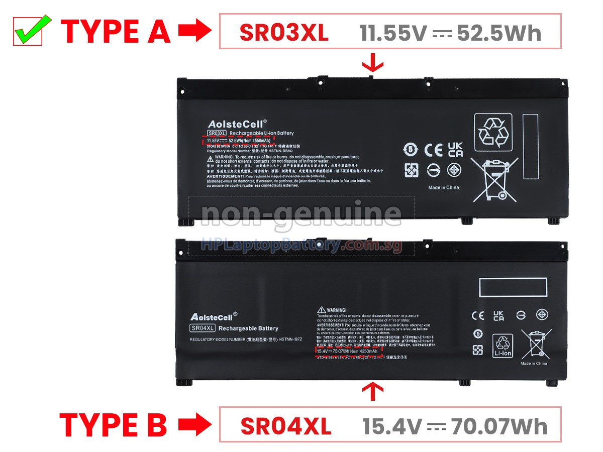 HP SR04XL battery replacement