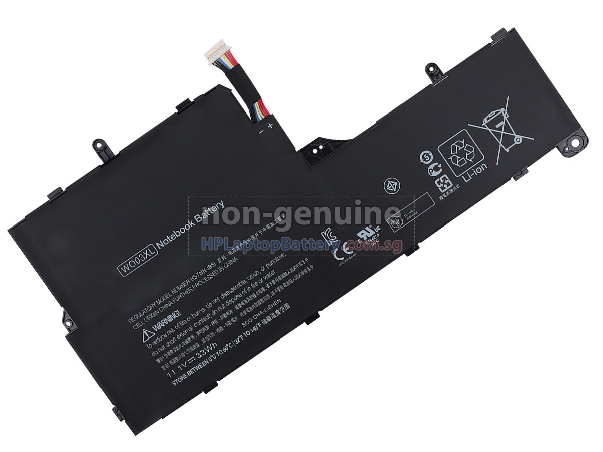 HP Pavilion 13-P100ED X2 KEYBOARD BASE battery replacement