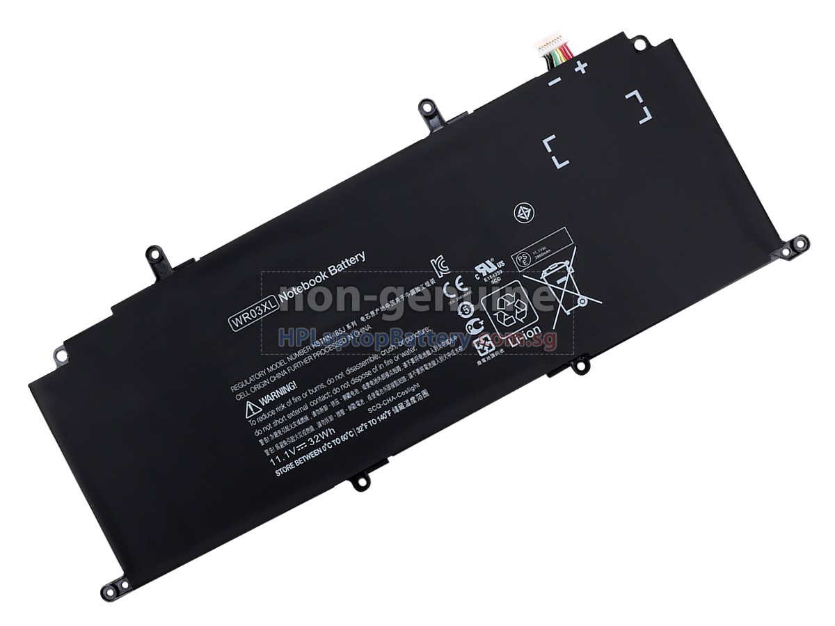 HP Pavilion 13-P100ED X2 KEYBOARD BASE battery replacement